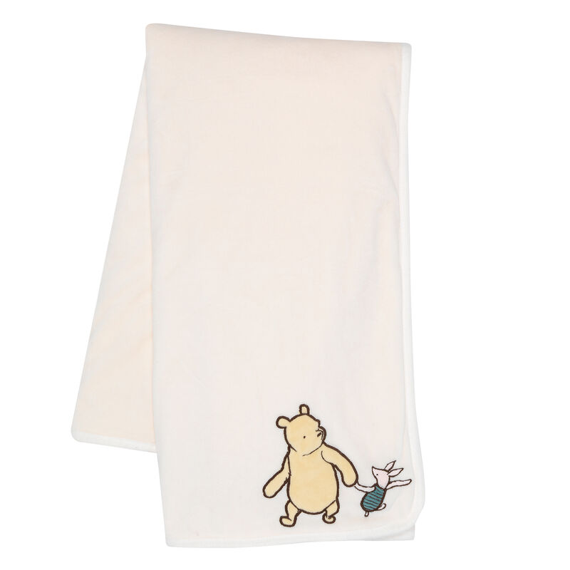 Lambs & Ivy Disney Baby Classic Winnie the Pooh Blanket & Plush Baby Gift Set