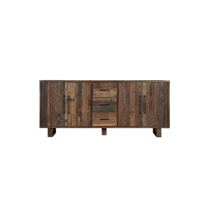 Taran Designs Hartley 4-door 3-drawer Solid Wood Sideboard