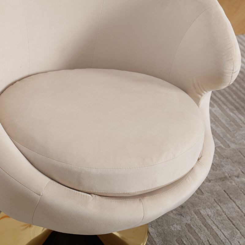 360 Degree Swivel Cuddle Chairs, Round Armchairs for Home & Office