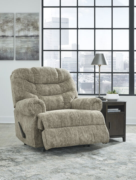 Movie Man Oversized Manual Recliner, Taupe