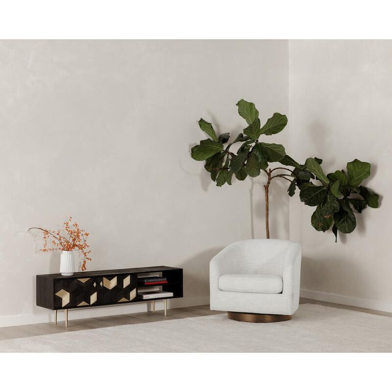 Moe's Home Collection Oscy Swivel Chair