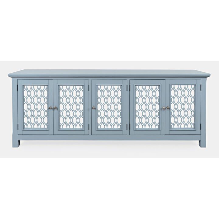 Jofran Isabella 86 Luxury Mirrored Sideboard Storage Cabinet