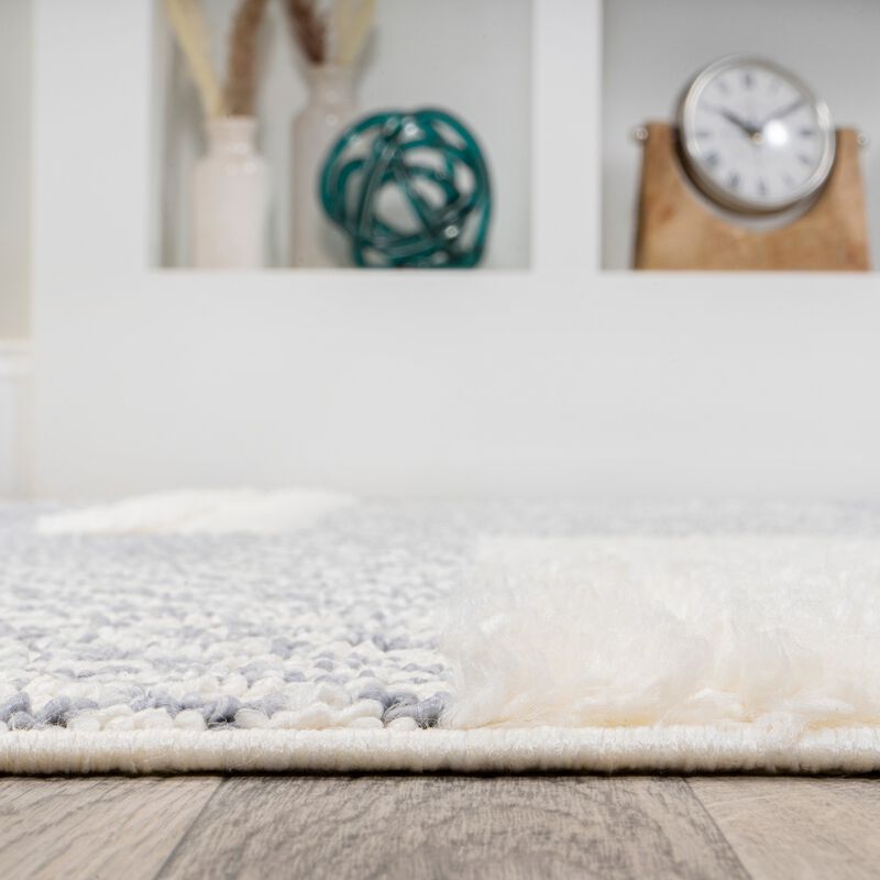 Kerstin Geometric High-Low Area Rug