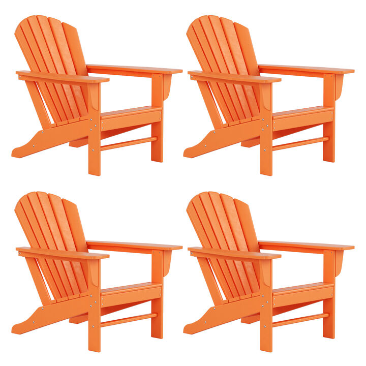 WestinTrends Outdoor Patio Adirondack Chair (Set of 4)