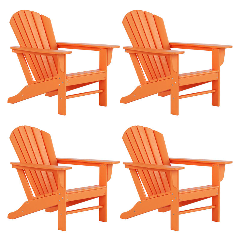 WestinTrends Outdoor Patio Adirondack Chair (Set of 4)