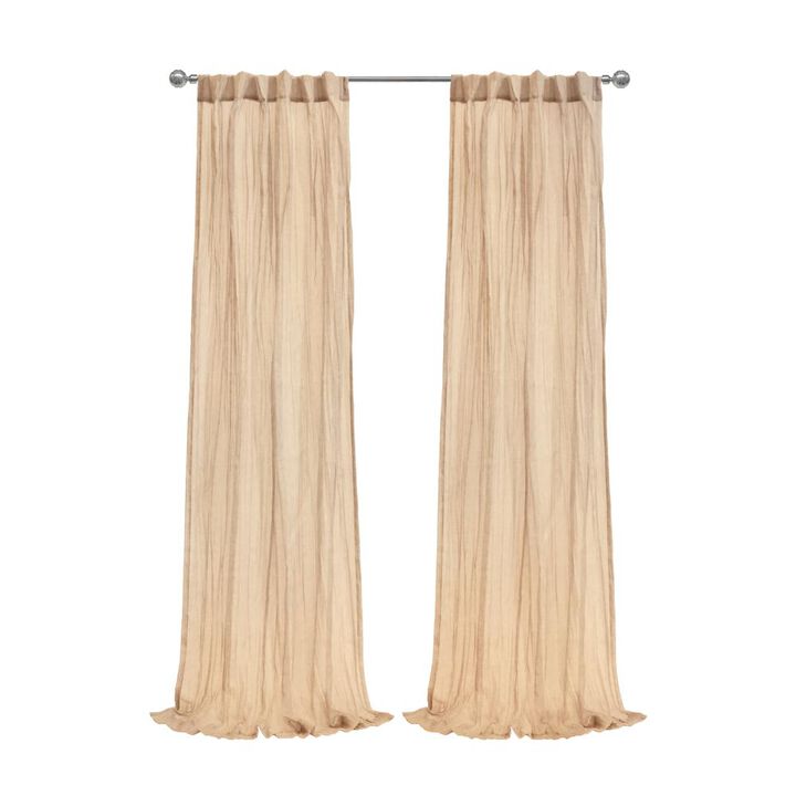 Habitat Paloma Sheer Dual Header Stylish and Functional Curtain Panel