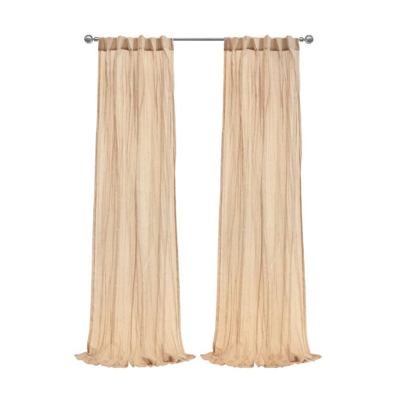 Habitat Paloma Sheer Dual Header Stylish and Functional Curtain Panel