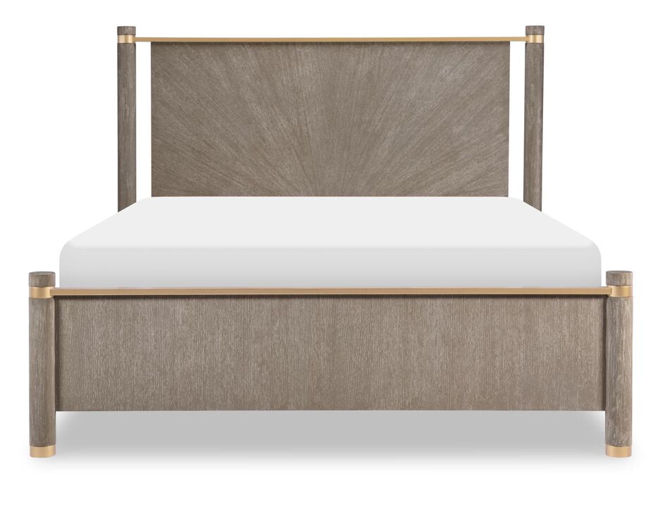 Miramar Panel Bed w/ Wood Posts