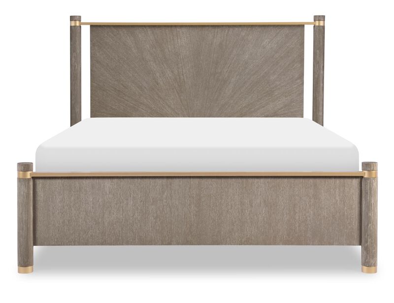 Miramar Panel Bed w/ Wood Posts
