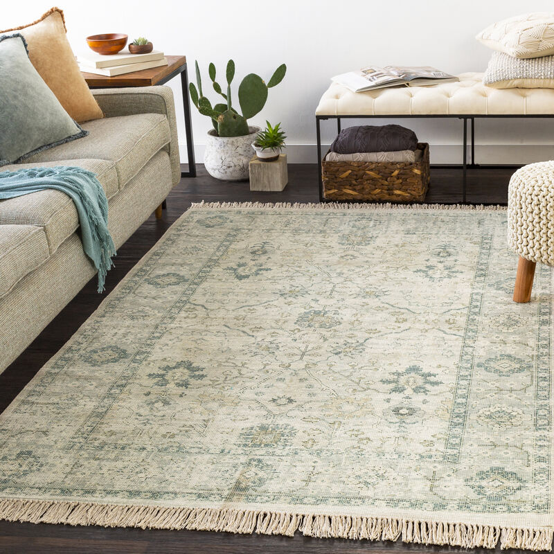 Zainab ZAI-2310 8'10' x 12' Green Rug