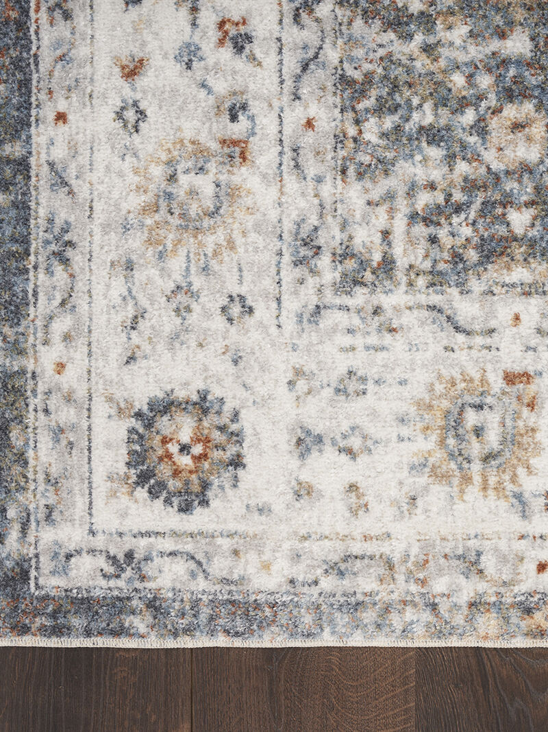 Astra Machine Washable ASW16 Ivory/Multicolor 7'10" x 10' Rug