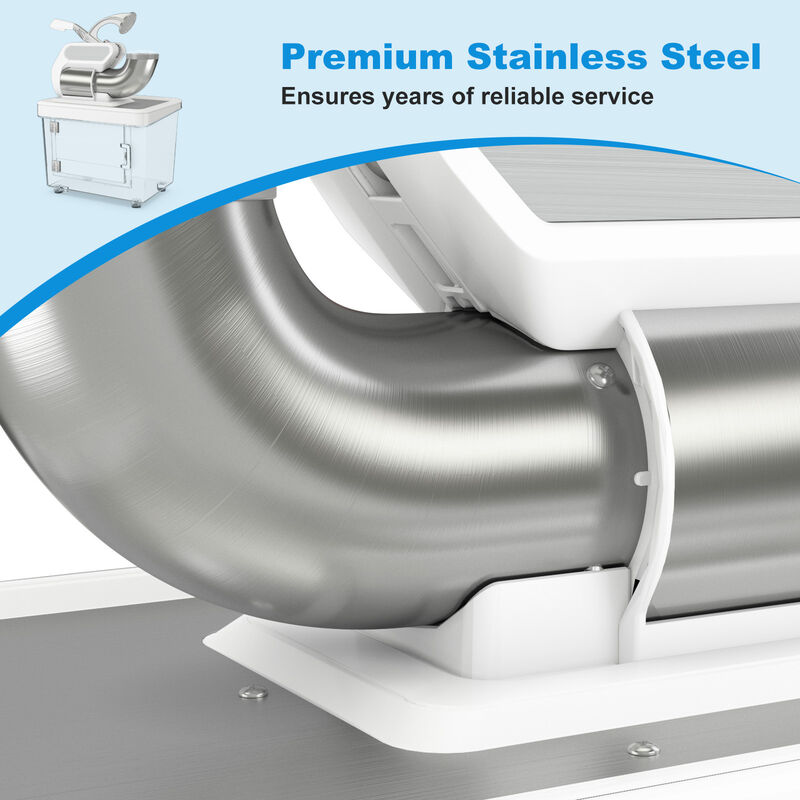 300W Commercial Ice Crusher with Dual Blades and Safety Switch
