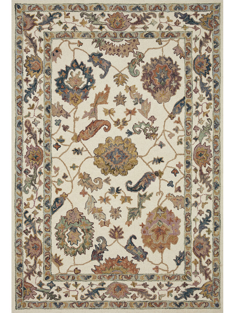 Padma PMA01 White/Multi 7'9" x 9'9" Rug