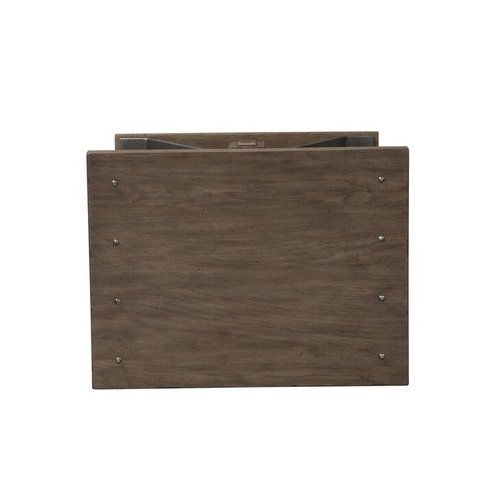 Starlight Canyon Home Brown Small Side Table – Elegant Sofa Table for Living Room or Couch Use