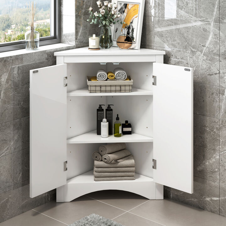 Adjustable Shelf Bathroom Storage Cabinet