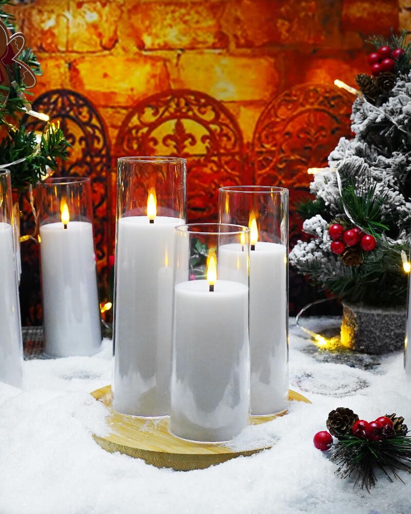 Kakoya Flickering Flameless Candles Battery Operated with Remote
