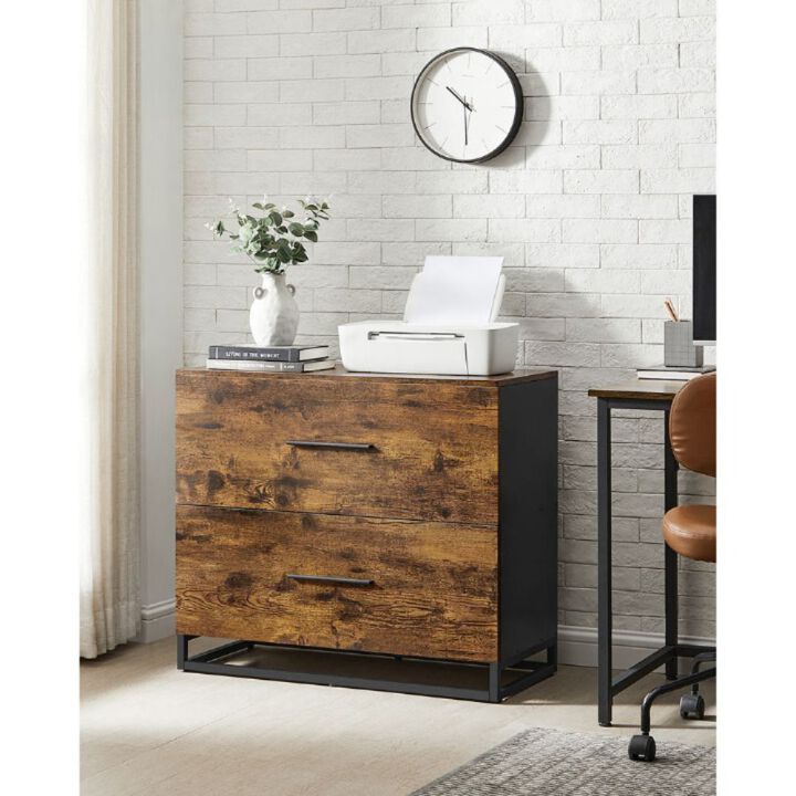 File Cabinet with 2 Drawers Sleek and Practical Office Storage Solution