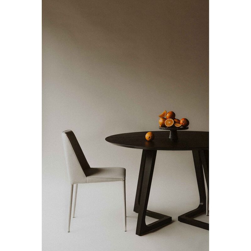 Moe’s Nora Fabric Dining Chair Light Grey - Set Of Two