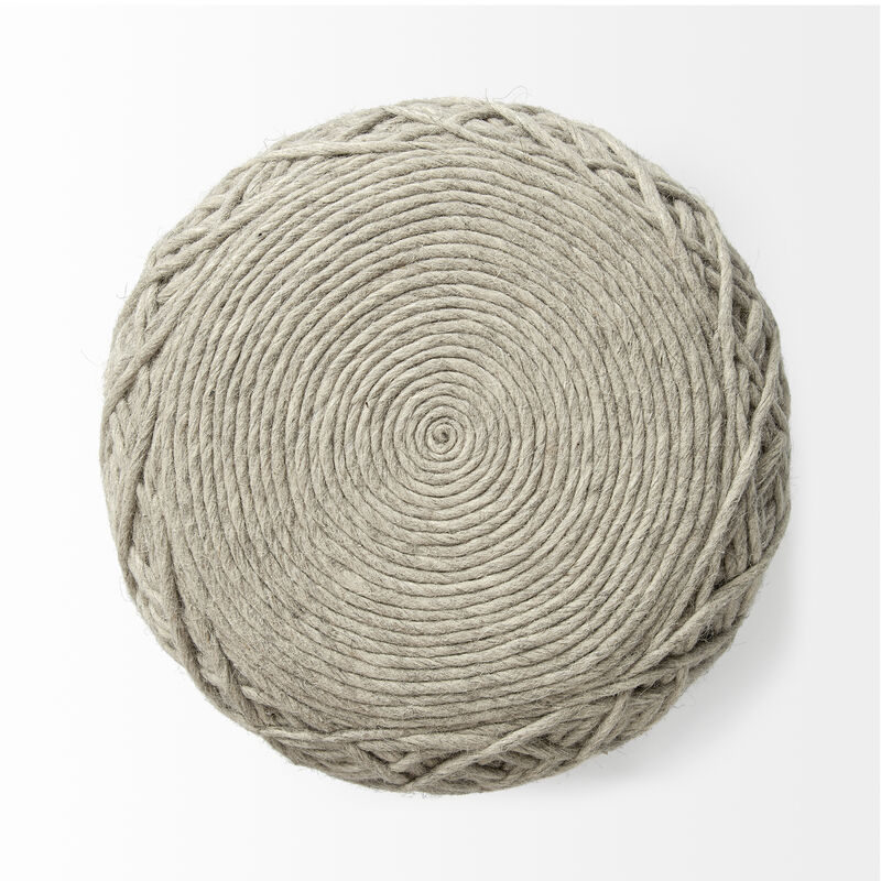 Allium Cream Pouf