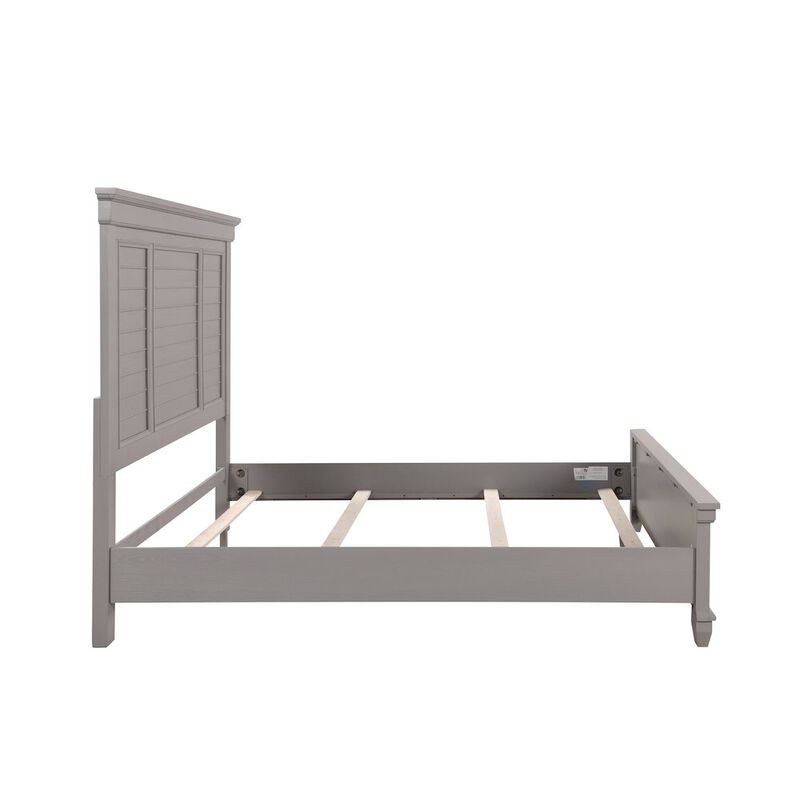 New Classic Furniture Jamestown Wood California King Bed, Gray