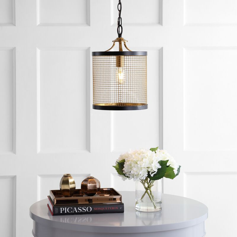 Elena Lantern Metal LED Pendant