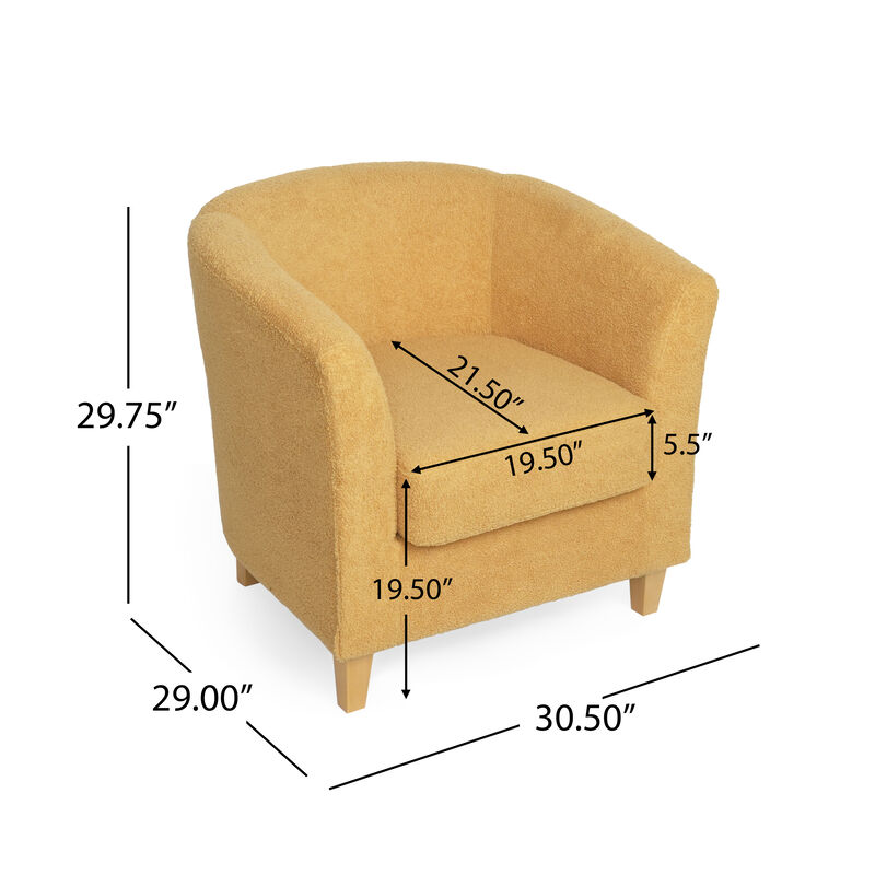 Merax Casual Fabric Club Chair Accent Chair