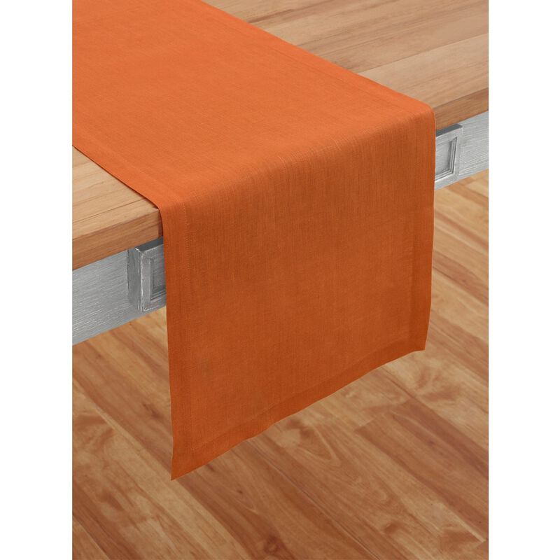 Solino Home 100% Pure Linen Table Runner | Fete for Valentine;s