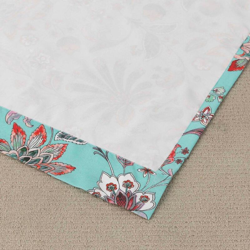 Greenland Home Fashions Barefoot Bungalow Audrey Window Panel Pair - 42x84", Turquoise