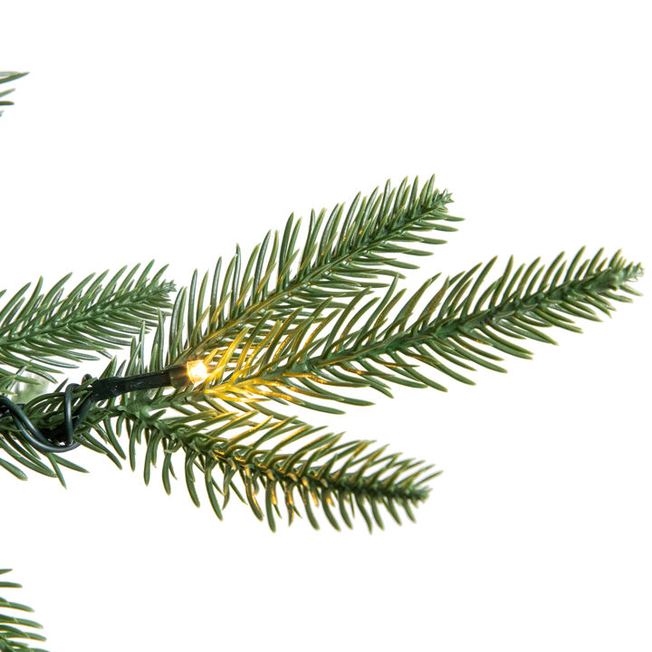 9' Pre-Lit Hudson Fir Artificial Christmas Tree  Warm White LED Lights