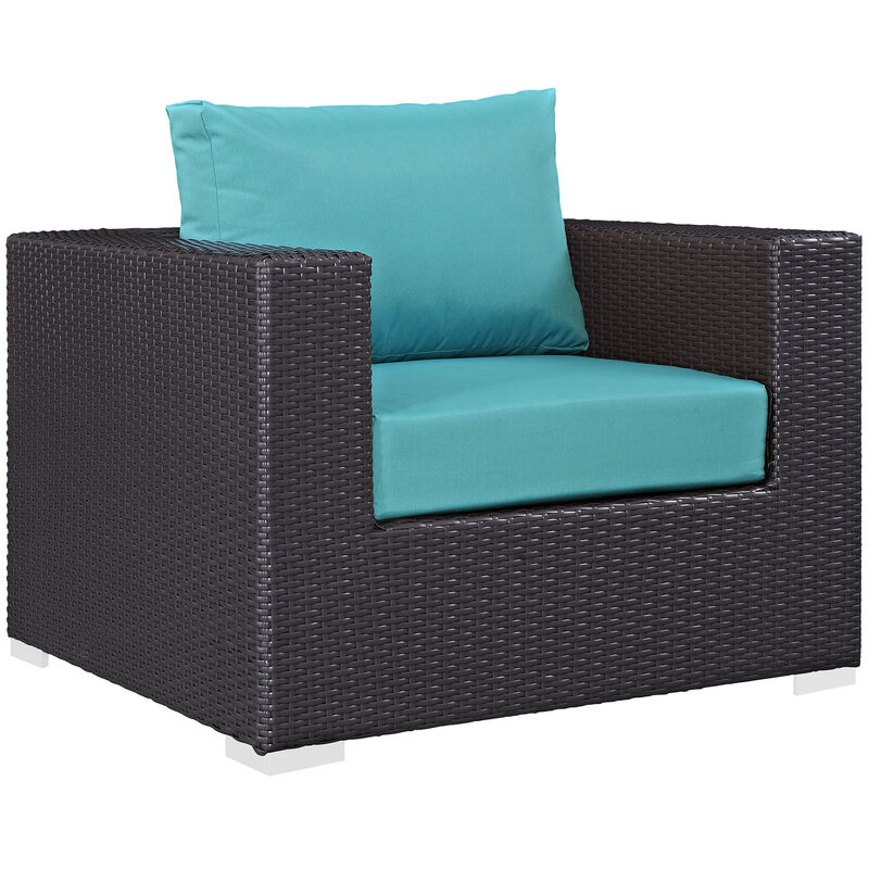 Modway - Convene 3 Piece Outdoor Patio Sofa Set