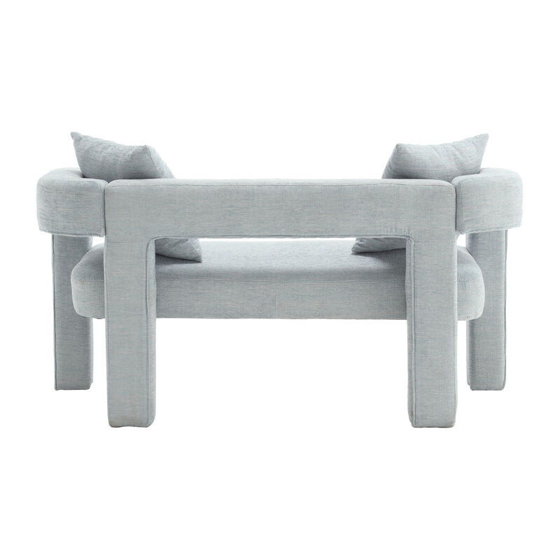 Merax Modern Chenille Loveseat Sofa