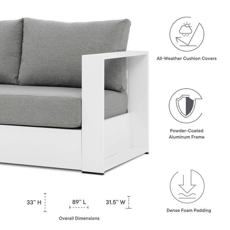 Modway - Tahoe Outdoor Patio Powder-Coated Aluminum Sofa