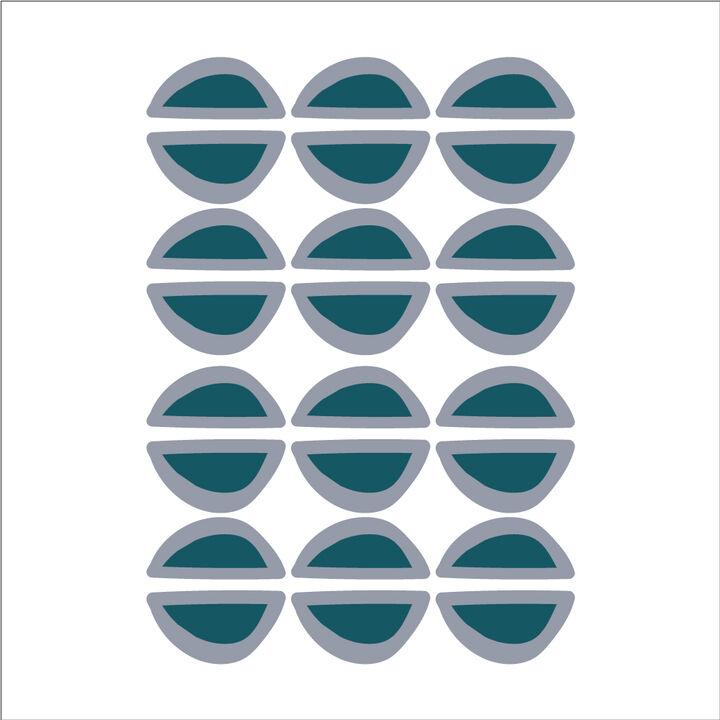 Half Circle - Blue