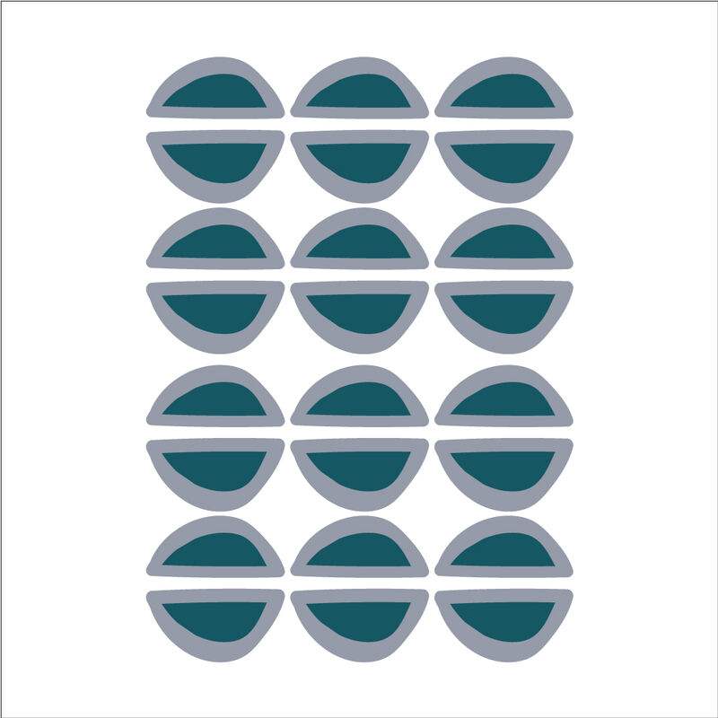 Half Circle - Blue