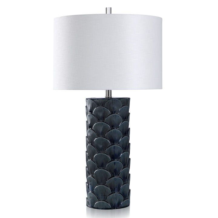 Shell Navy Table Lamp