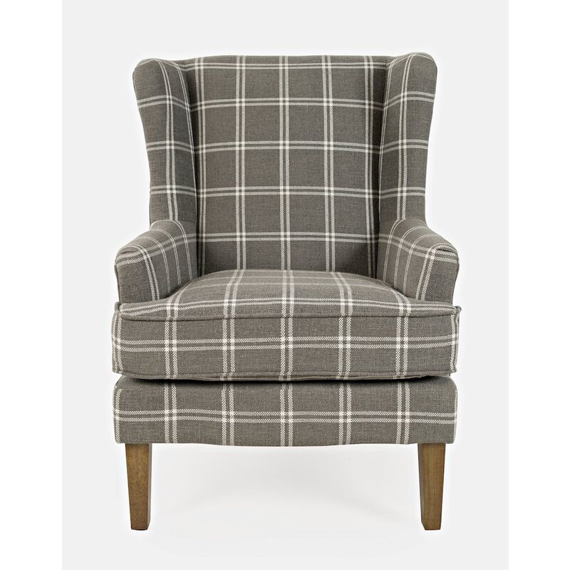 Jofran Lacroix Traditional Upholstered Wingback Accent Chair