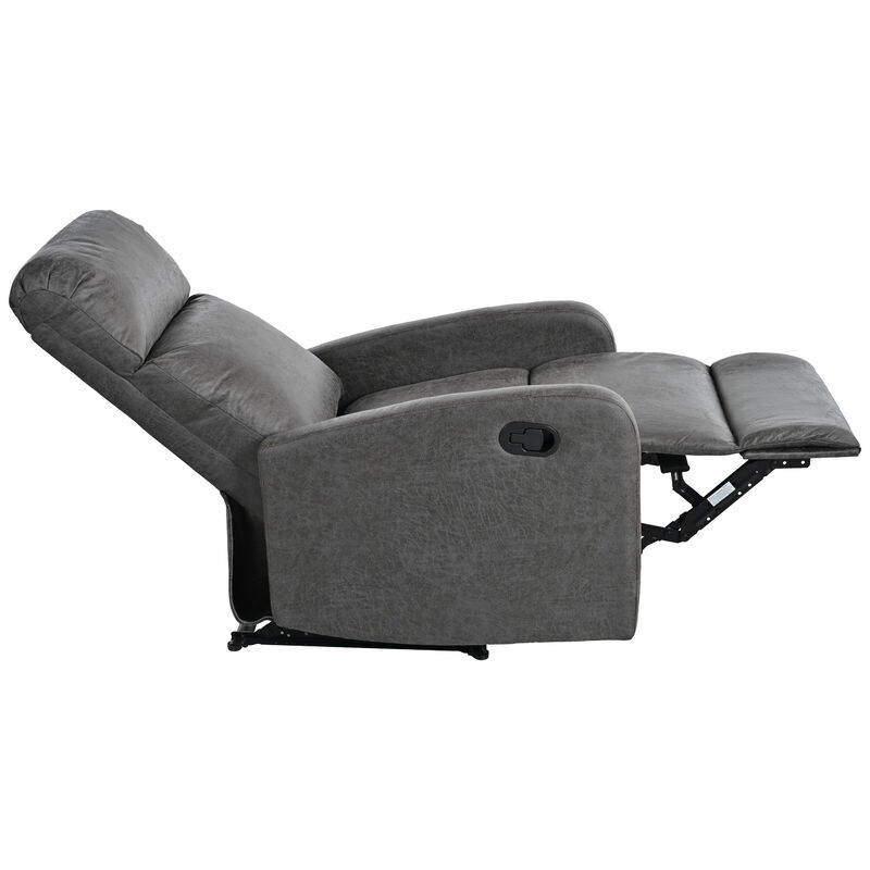 Merax Modern Manual Recliner Chair Home Theater Chair with Adjustable Backrest for Living Room