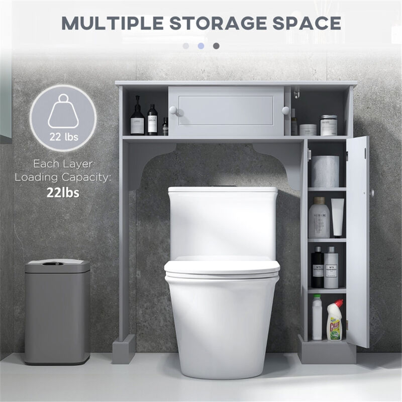 Bathroom Storage Cabinet with Shelves & Doors for Organized & Space-Saving Bathroom Essentials
