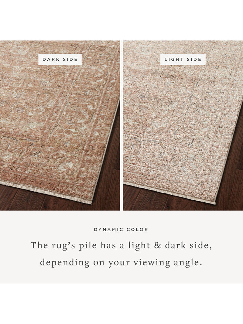 Sonnet SNN04 Terracotta/Natural 3'7" x 5'7" Rug