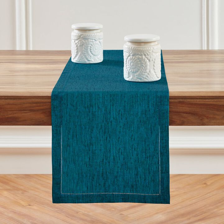 Solino Home 100% Pure Linen Table Runner 14 x 90 Inch | Milan