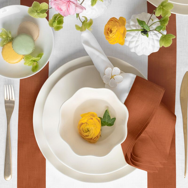 Solino Home 100% Pure Linen Table Runner | Contempo