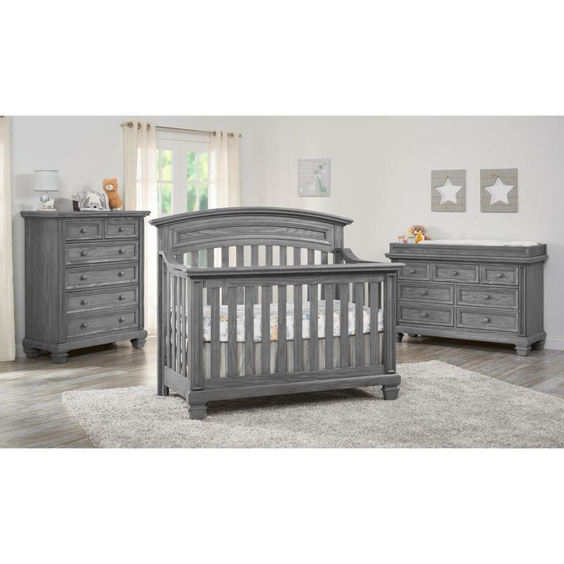 Soho Baby Richmond  4 In 1Crib Brushed Gray