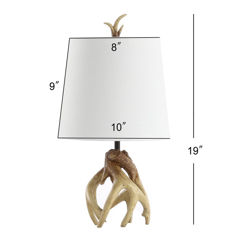 Vermont Antler Resin LED Table Lamp