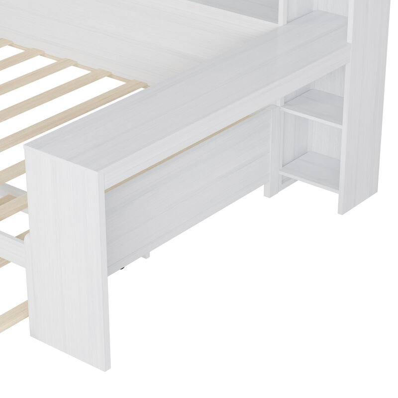 Merax Daybed with Storage Shelves
