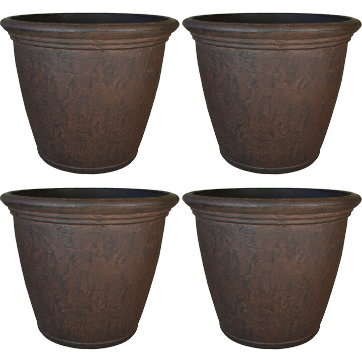 Sunnydaze 24 in Anjelica Unbreakable Polyresin Planter