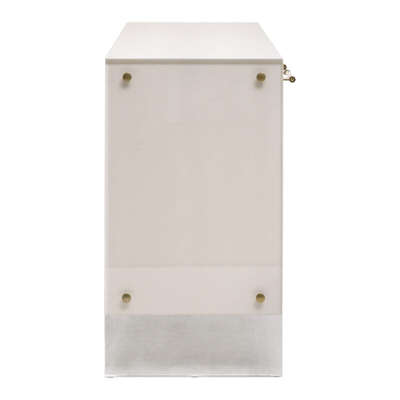 Sonia Shagreen Media Sideboard
