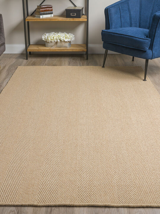 Monaco Sisal MC200 Ecru 3'6" x 5'6" Rug