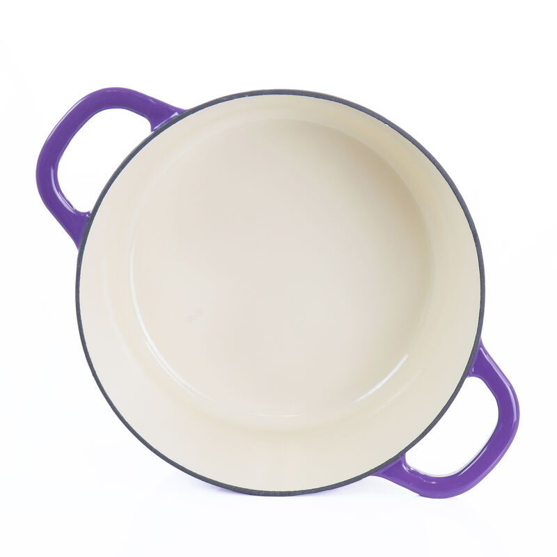 Crock-Pot Artisan 2 Piece 5 Quart Enameled Cast Iron Dutch Oven with Lid in Lavender