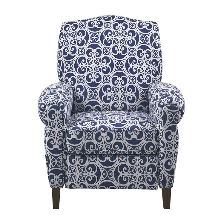 Gracie Mills Liah Effortless Relaxation Push Back Recliner