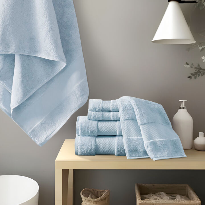 Gracie Mills Thalia 6-Piece 600gsm Turkish Cotton Bath Towel Set
